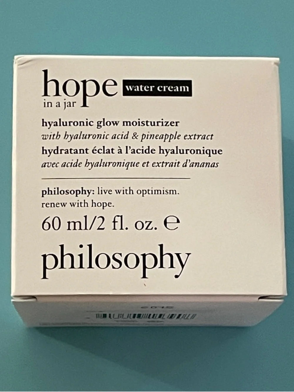 Philosophy Hope in a Jar Water Cream Moisturizer